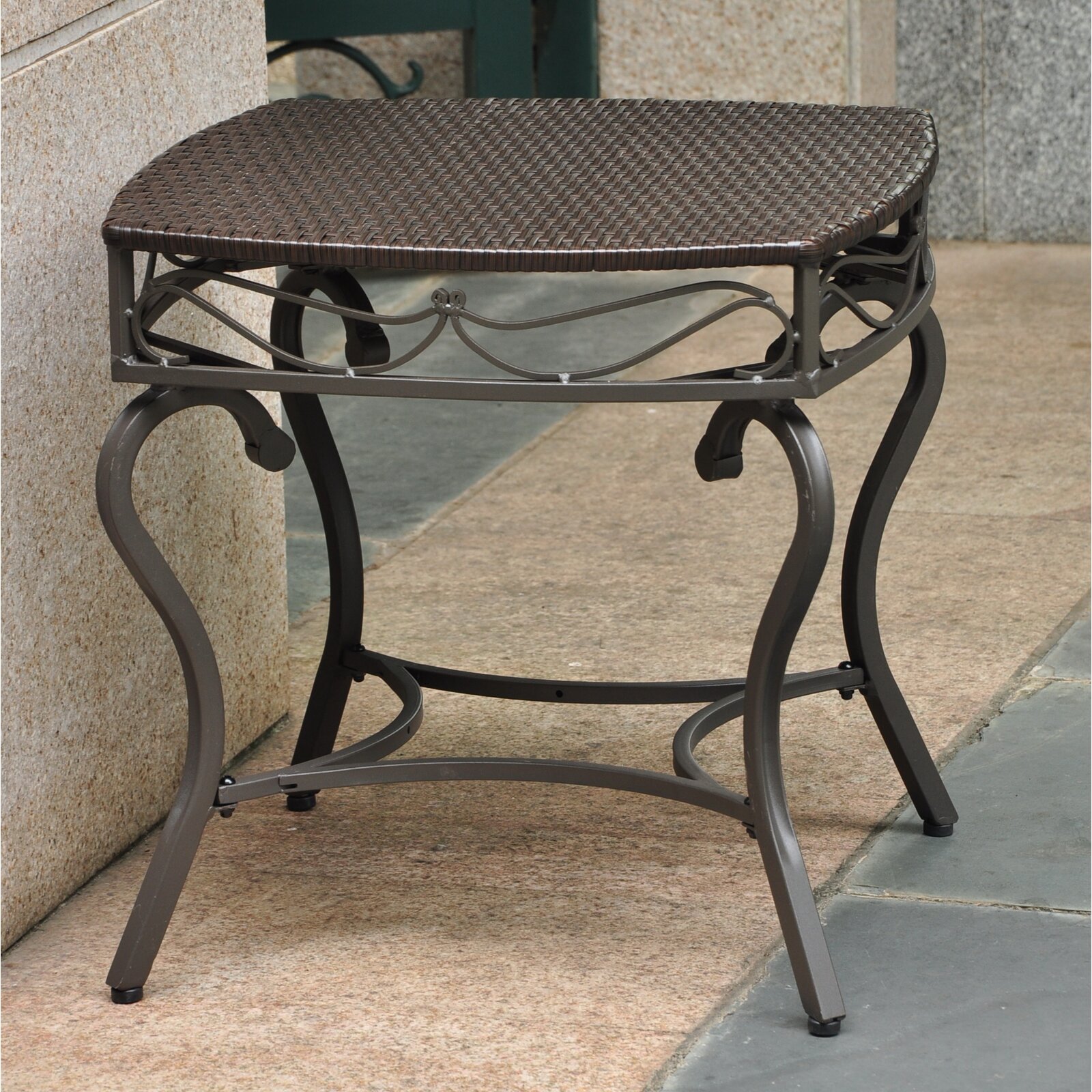 Charlton Home? Stapleton Outdoor Side Table & Reviews